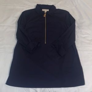 NWT Michael Kors True Navy with Gold zipper and Gold cuff buttons